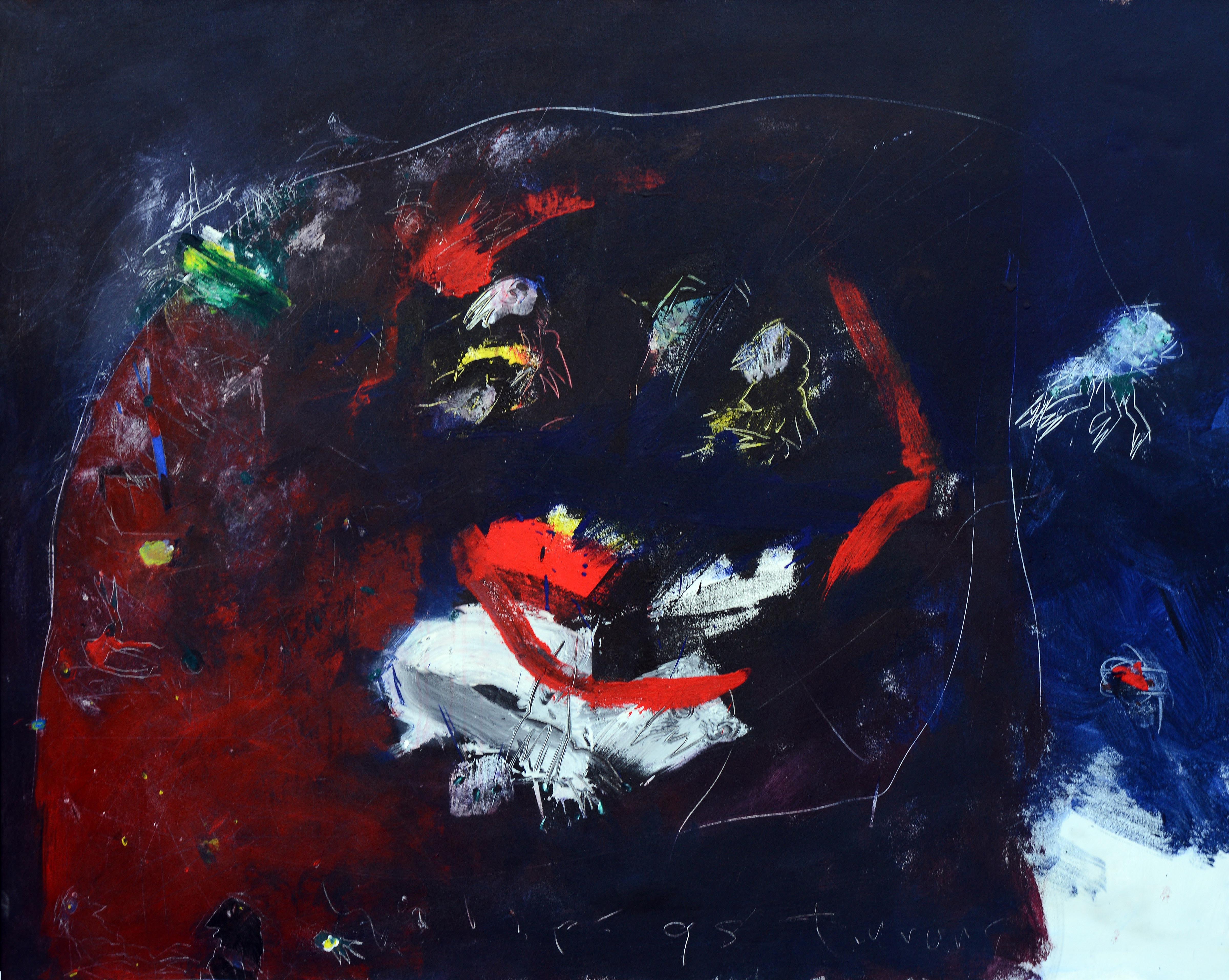 İsimsiz- Untitled, 1998, Tuval üzerine yağlıboya- Oil on canvas, 120×150 cm